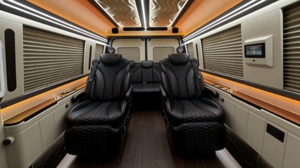 8 passenger sprinter van inside mckinney