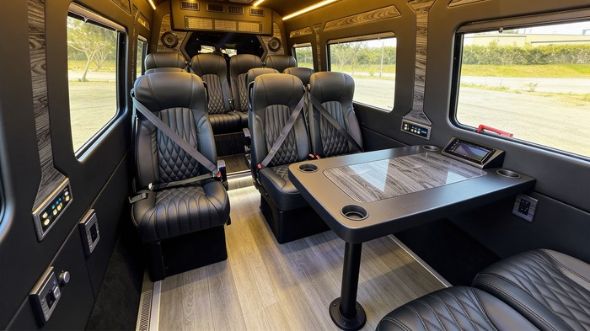 mckinney 12 passenger sprinter van interior