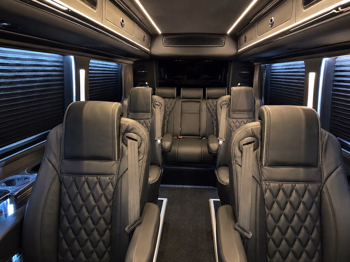 mckinney 15 passenger sprinter van inside