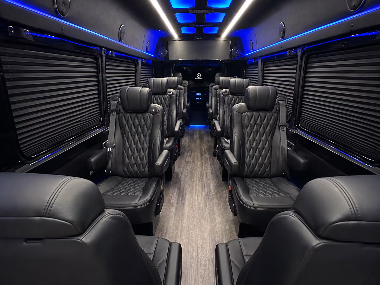 mckinney 8 passenger sprinter van inside