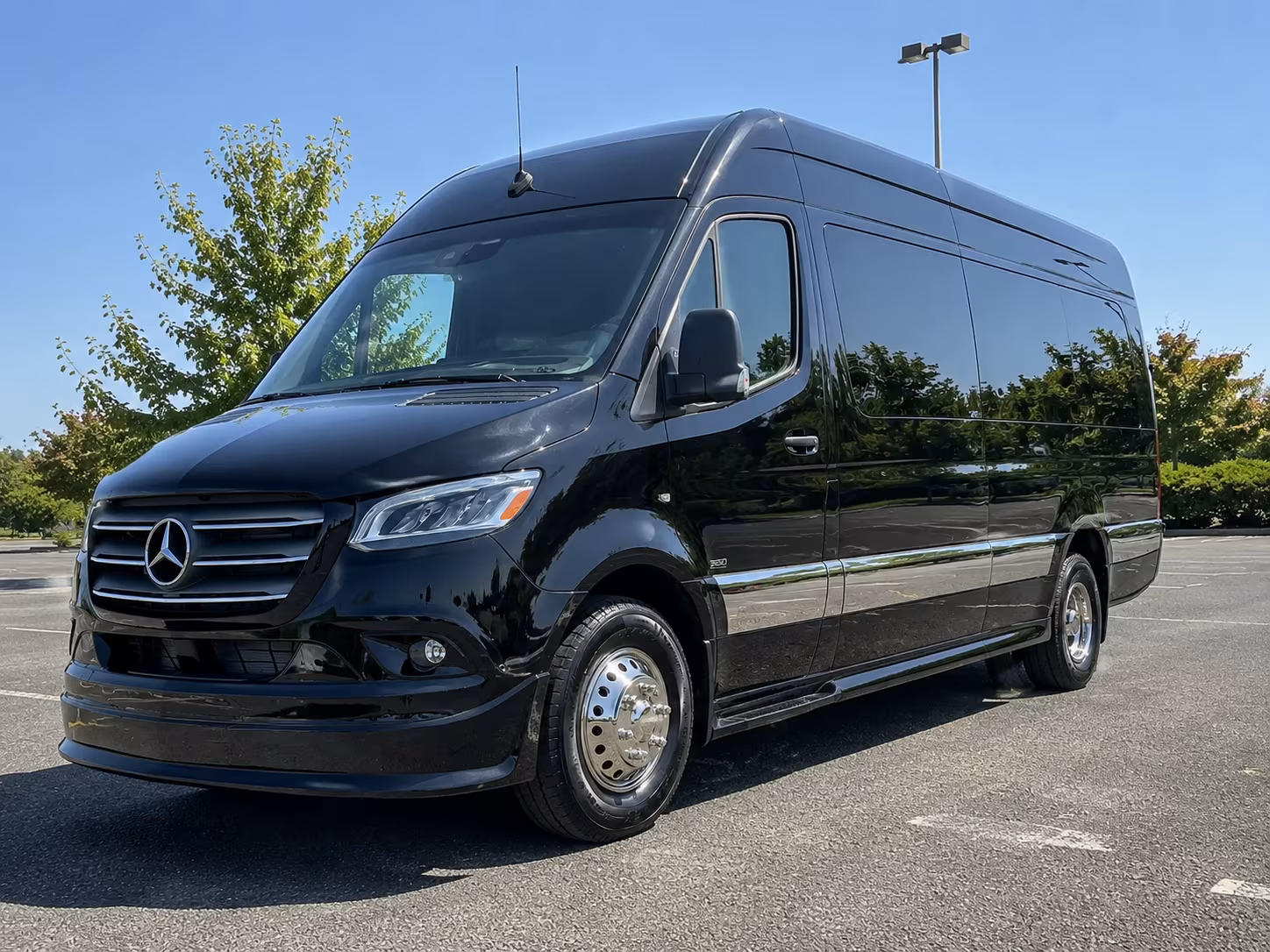 mckinney sporting event sprinter van rental