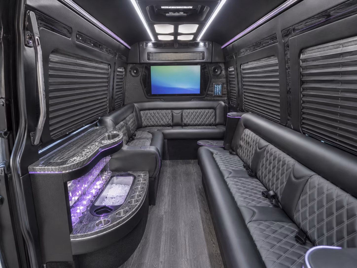mckinney sprinter limousine inside